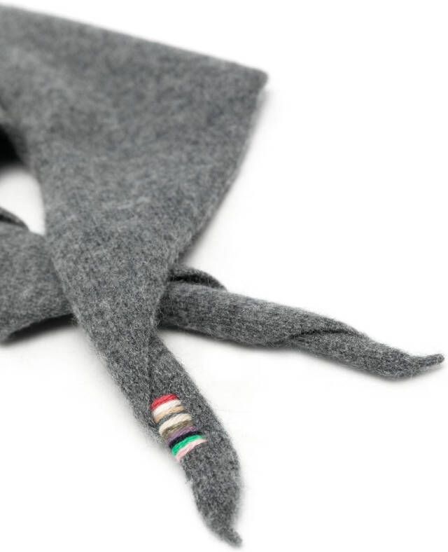 extreme cashmere Gebreide sjaal van kasjmierblend Grijs