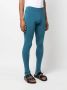 Extreme cashmere Geribbelde legging Blauw - Thumbnail 4