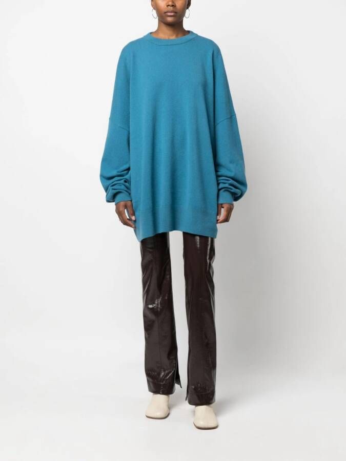 extreme cashmere Oversized trui Blauw