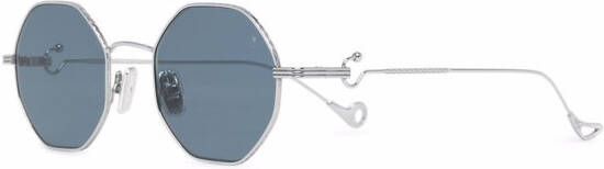 Eyepetizer Zonnebril met geometrisch montuur Zilver