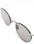 Eyevan7285 717W zonnebril met rond montuur Zilver - Thumbnail 3