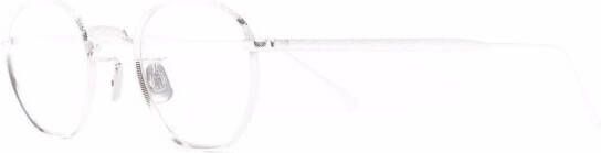 Eyevan7285 Bril met rond montuur Zilver