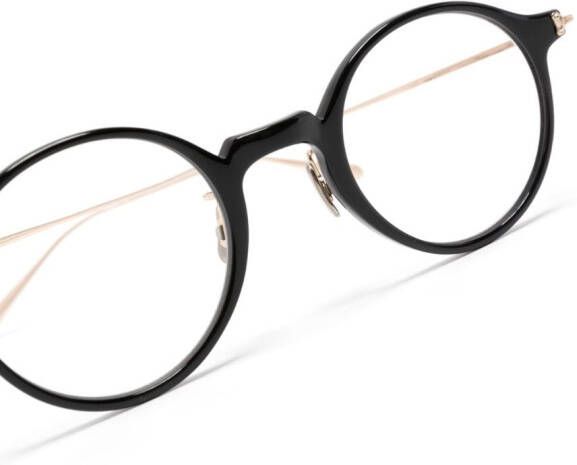 Eyevan7285 Bril met rond montuur Zwart