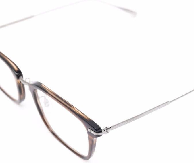 Eyevan7285 Bril met schildpadschild design Zilver
