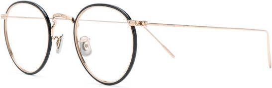 Eyevan7285 Bril met rond montuur Goud