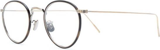 Eyevan7285 Bril met rond montuur Metallic