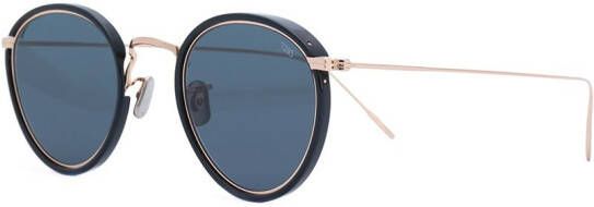 Eyevan7285 round frame sunglasses Zwart