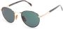 Eyewear by David Beckham Zonnebril met schildpadschild design Goud - Thumbnail 2