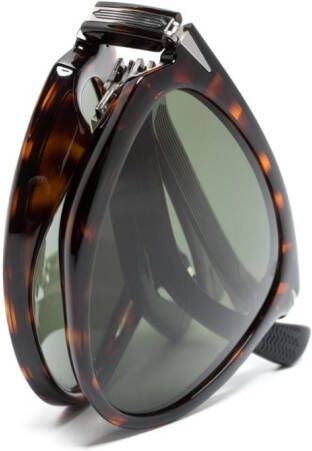 Eyewear by David Beckham Zonnebril met piloten montuur Bruin
