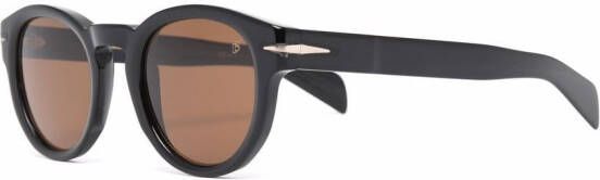 Eyewear by David Beckham Zonnebril met cat-eye montuur Zwart