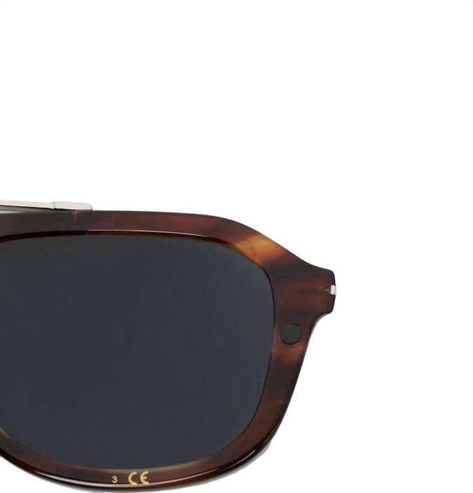 Eyewear by David Beckham Zonnebril met rond montuur Bruin