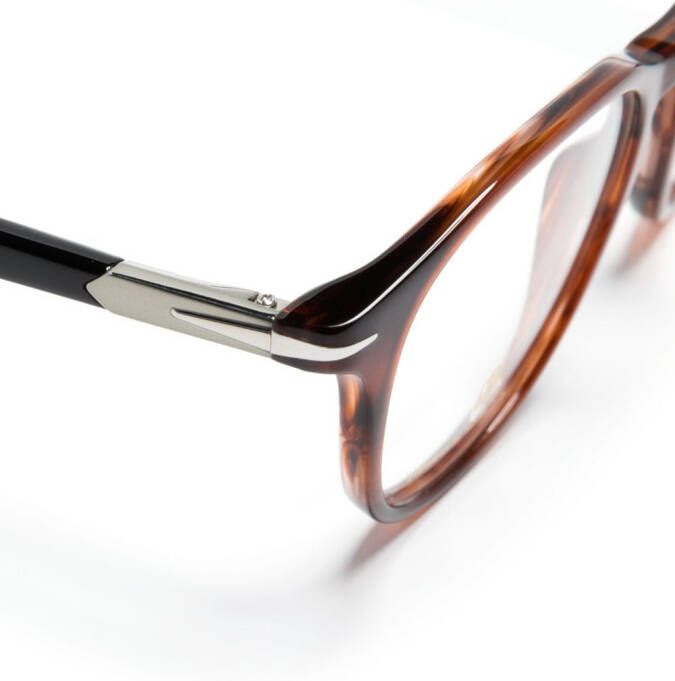 Eyewear by David Beckham Zonnebril met rond montuur Bruin