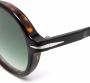 Eyewear by David Beckham Zonnebril met rond montuur Bruin - Thumbnail 3