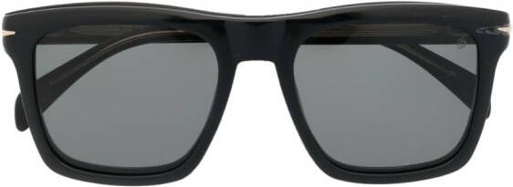 Eyewear by David Beckham Zonnebril met rond montuur Zwart