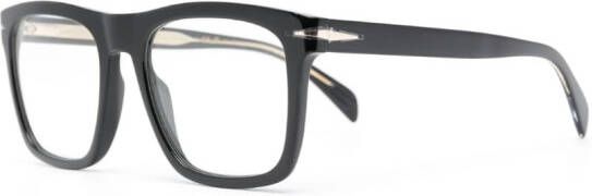 Eyewear by David Beckham Zonnebril met rond montuur Zwart