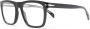 Eyewear by David Beckham Zonnebril met rond montuur Zwart - Thumbnail 3