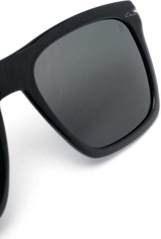 Eyewear by David Beckham Zonnebril met rond montuur Zwart