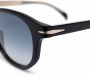 Eyewear by David Beckham Zonnebril met rond montuur Zwart - Thumbnail 3