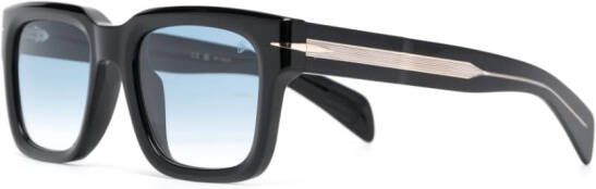 Eyewear by David Beckham Zonnebril met vierkant montuur Zwart