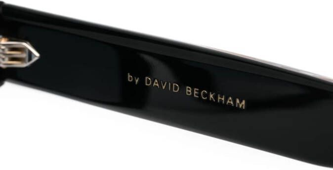 Eyewear by David Beckham Zonnebril met vierkant montuur Zwart