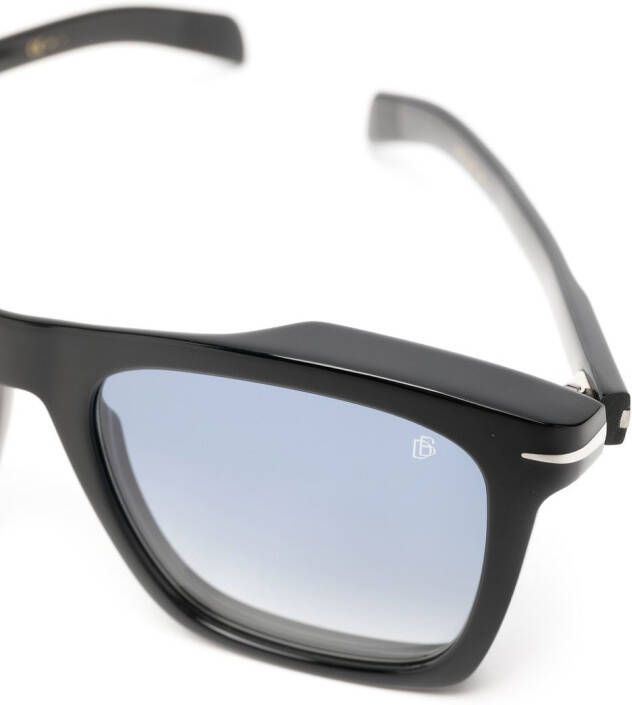 Eyewear by David Beckham Zonnebril met vierkant montuur Zwart