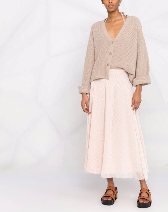 Fabiana Filippi A-lijn maxi-rok Roze