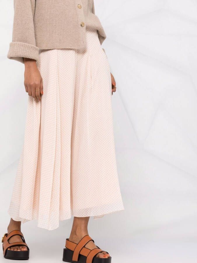 Fabiana Filippi A-lijn maxi-rok Roze