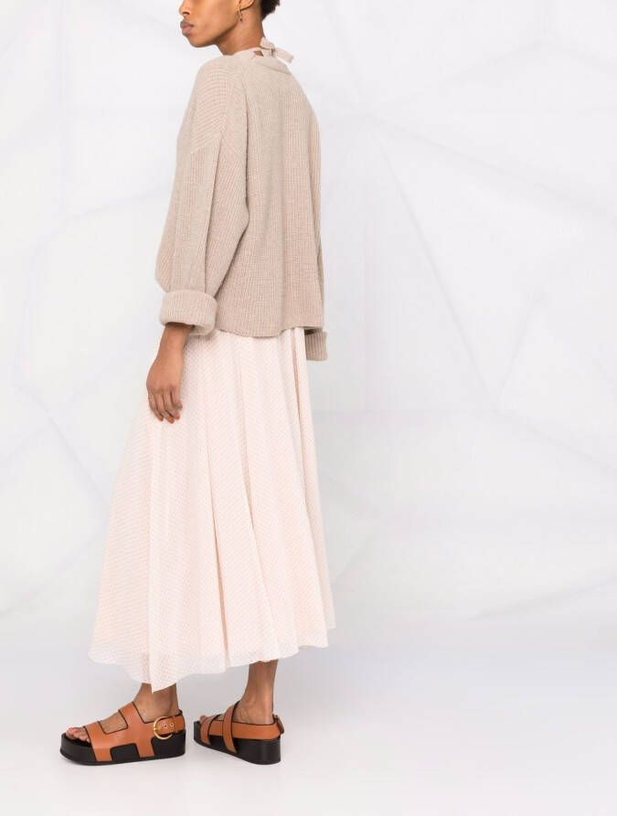 Fabiana Filippi A-lijn maxi-rok Roze