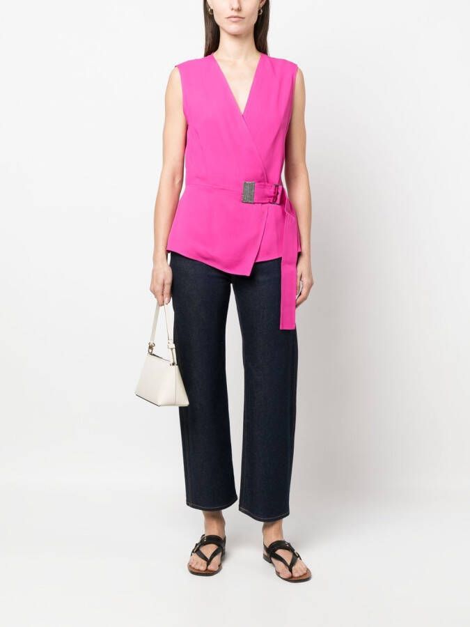 Fabiana Filippi Asymmetrische top Roze