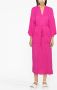 Fabiana Filippi Midi-jurk met lange mouwen Roze - Thumbnail 2