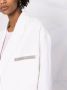 Fabiana Filippi Blazer met dubbele rij knopen Wit - Thumbnail 5
