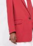 Fabiana Filippi Blazer met enkele rij knopen Rood - Thumbnail 3