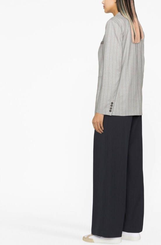Fabiana Filippi Blazer met krijtstreep Grijs