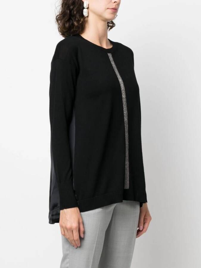 Fabiana Filippi Blazer van wolmix Zwart