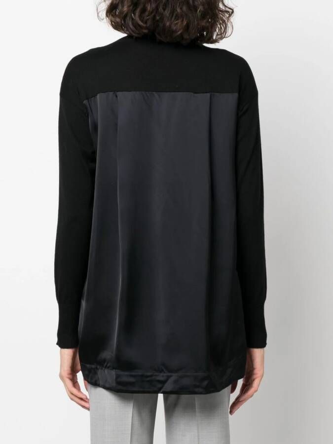 Fabiana Filippi Blazer van wolmix Zwart