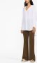 Fabiana Filippi Blouse met capuchon Wit - Thumbnail 3