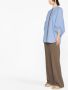 Fabiana Filippi Blouse met detail Blauw - Thumbnail 3