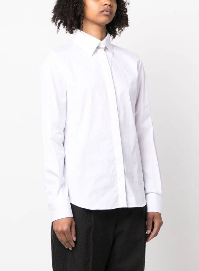 Fabiana Filippi Blouse verfraaid met kralen Wit