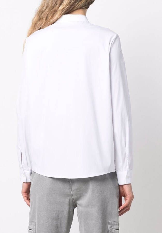Fabiana Filippi Blouse verfraaid met kralen Wit