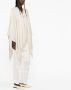 Fabiana Filippi Cape verfraaid met kralen Beige - Thumbnail 4