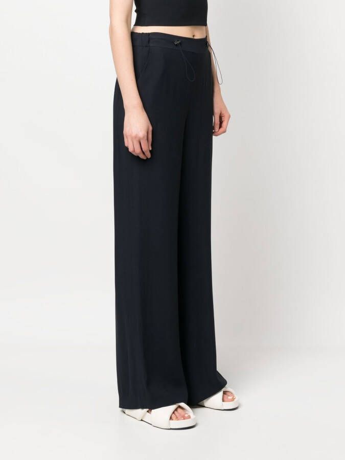 Fabiana Filippi Broek met dubbele rij knopen Blauw