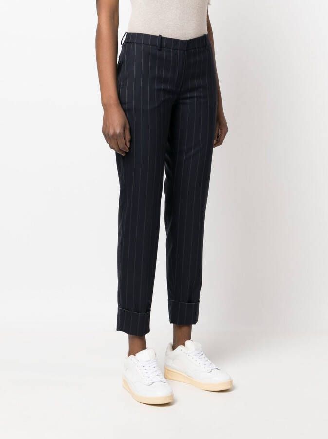 Fabiana Filippi Broek met krijtstreep Blauw