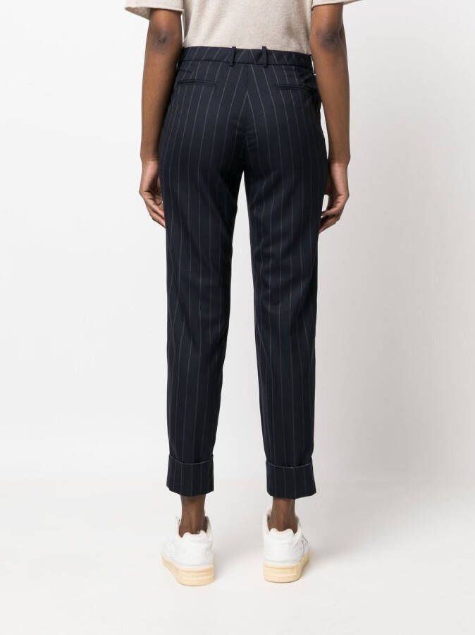 Fabiana Filippi Broek met krijtstreep Blauw