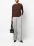 Fabiana Filippi Broek met krijtstreep Grijs - Thumbnail 2