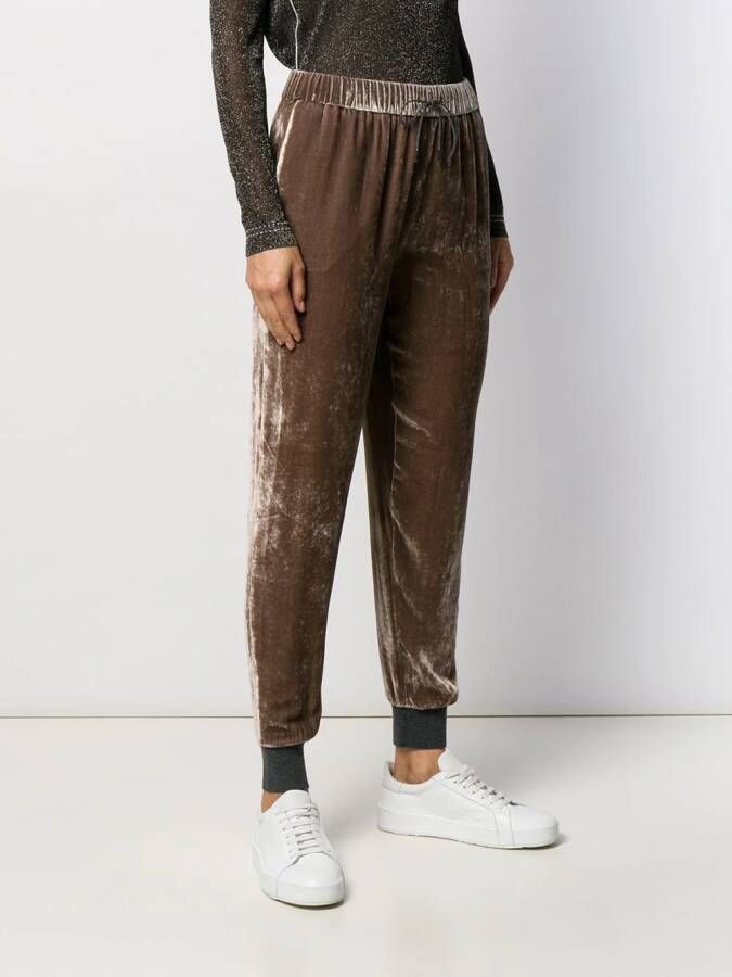 Fabiana Filippi Broek met trekkoord Beige
