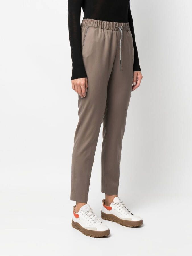 Fabiana Filippi Broek met toelopende pijpen Bruin