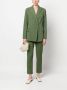 Fabiana Filippi Straight broek Groen - Thumbnail 2