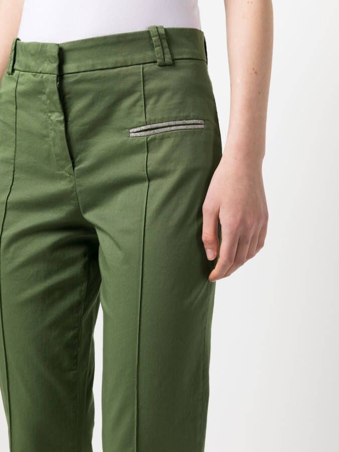 Fabiana Filippi Straight broek Groen