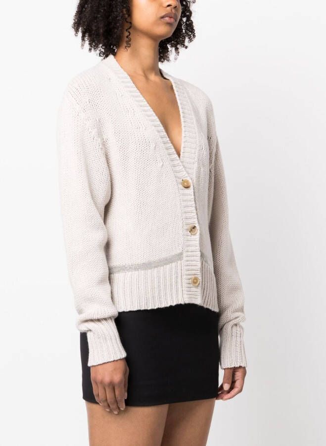 Fabiana Filippi Button-up vest Beige