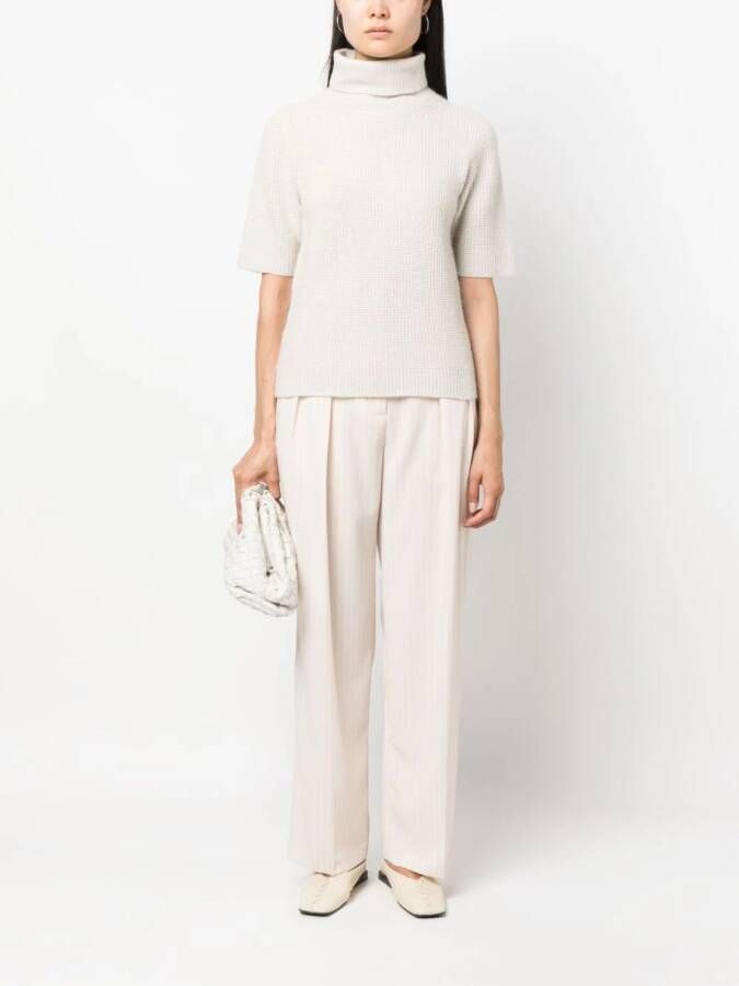 Fabiana Filippi Coltrui met wafelpatroon Beige